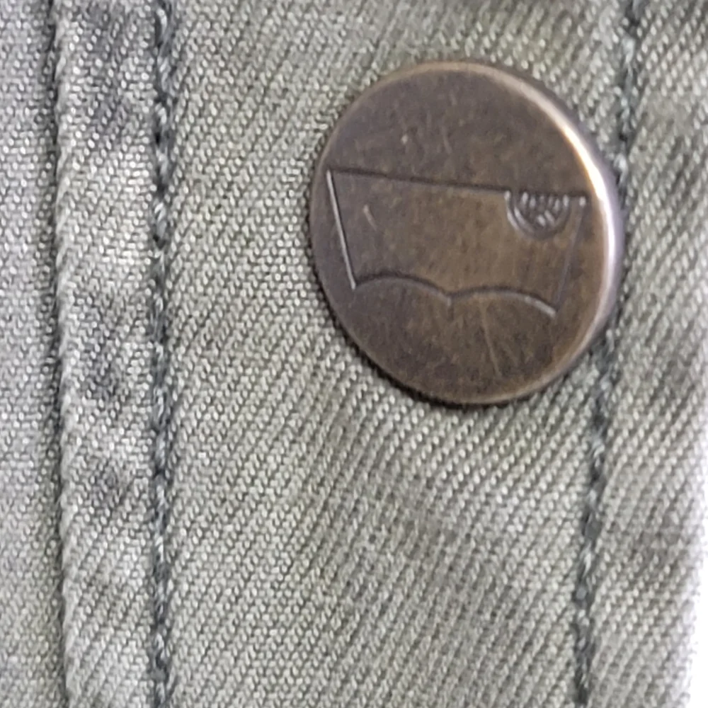 Levi's jacket size L Green military color - Picture 5 of 14